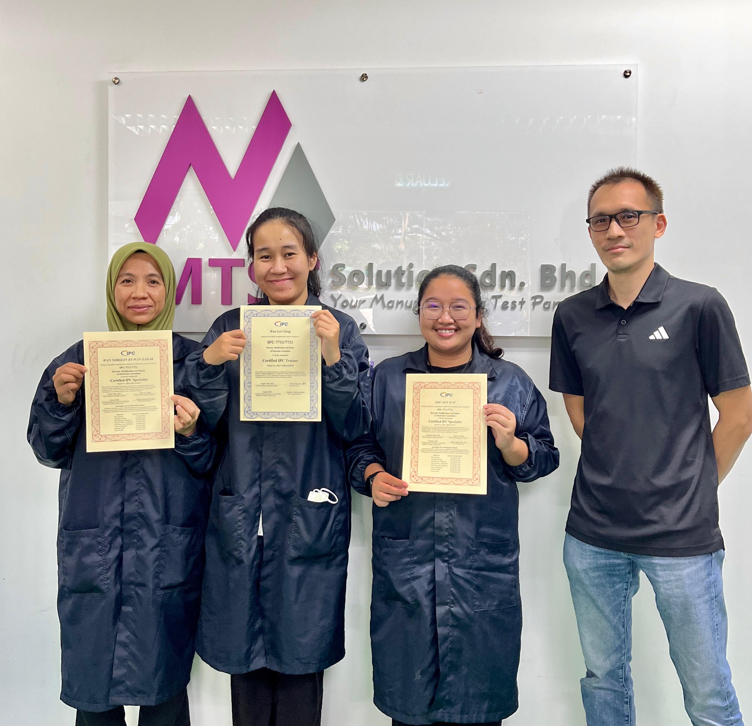 Reworks Team Achieves Certification as IPC Specialists